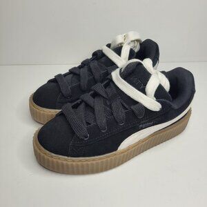 Puma Fenty Women's Black White Platform Chunky Sneakers Size 7.5